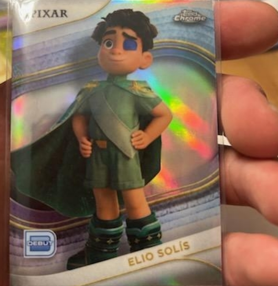 2025 Disney Topps Chrome ELIO Refractor Debut Card